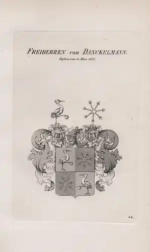 Freiherren von Danckelmann - Danckelmann Danckelman Dankelmann Wappen coat of arms Heraldik heraldry