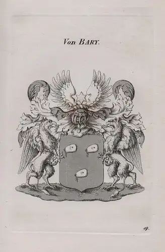 Von Bary - Wappen coat of arms Heraldik heraldry