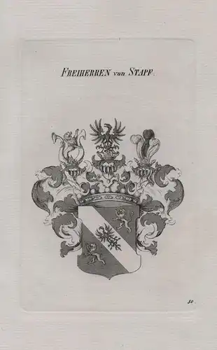 Freiherren von Stapf - Wappen coat of arms Heraldik heraldry