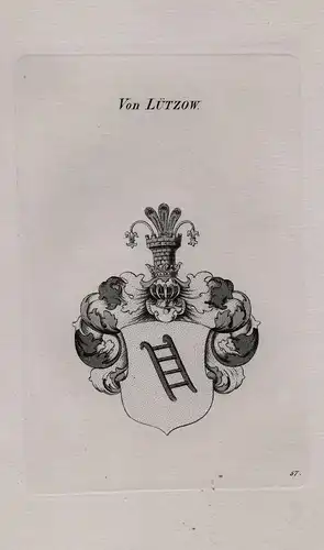 von Lützow - Lützau Wappen coat of arms Heraldik heraldry