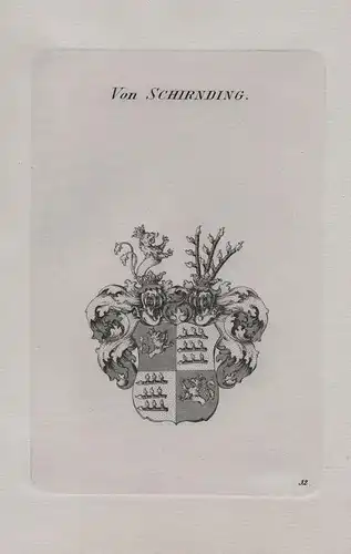 Von Schirnding - Schirnding Schirndinger von Schirnding Wappen coat of arms Heraldik heraldry