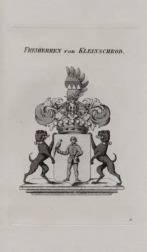 Freiherren von Kleinschrod - Wappen coat of arms Heraldik heraldry