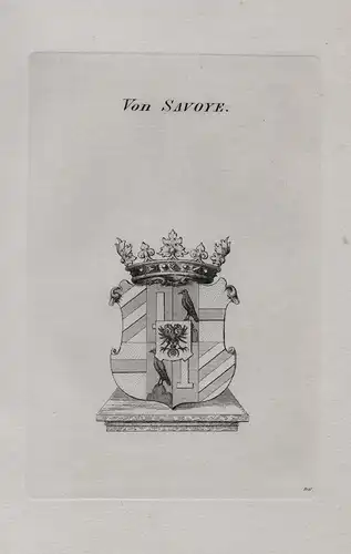 von Savoye - Wappen coat of arms Heraldik heraldry
