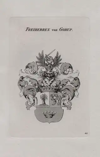 Freiherren von Gorup - Wappen coat of arms Heraldik heraldry