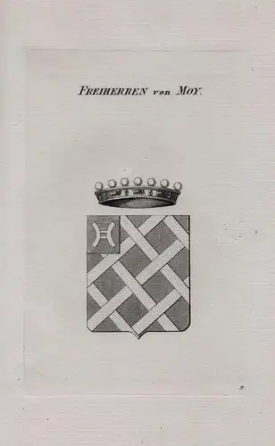Freiherren von Moy - Moy de Sons Wappen coat of arms Heraldik heraldry