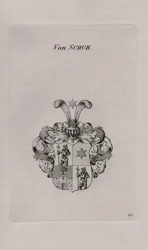 Von Schuh - Wappen coat of arms Heraldik heraldry