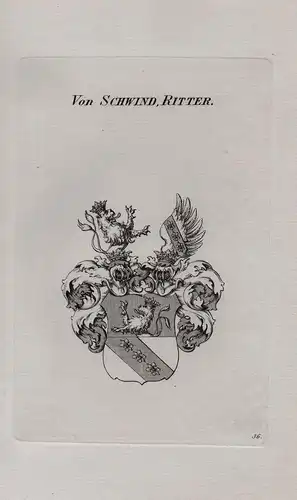 Von Schwind, Ritter - Wappen coat of arms Heraldik heraldry