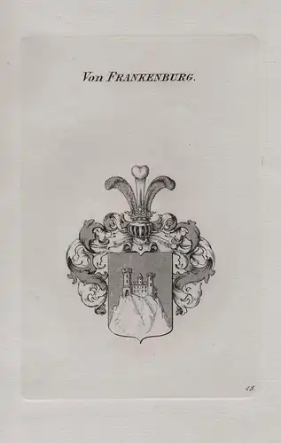 Von Frankenburg - Wappen coat of arms Heraldik heraldry