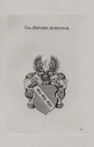 Von Hefner-Alteneck - Wappen coat of arms Heraldik heraldry