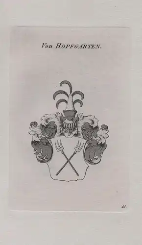 Von Hopfgarten - Wappen coat of arms Heraldik heraldry
