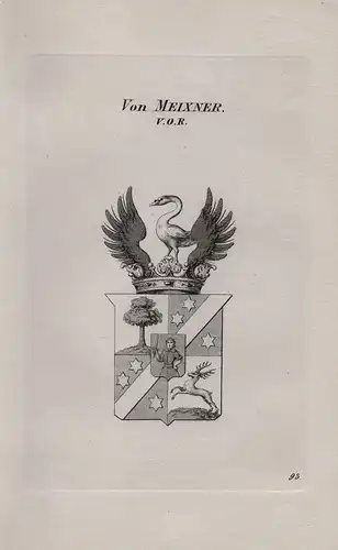 Von Meixner - Wappen coat of arms Heraldik heraldry