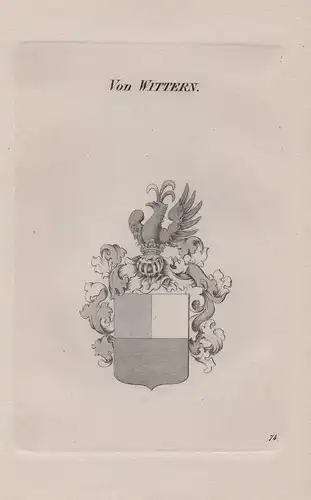 Von Wittern - Wittern Witte Wittem Witterda Witterde  Wappen coat of arms Heraldik heraldry