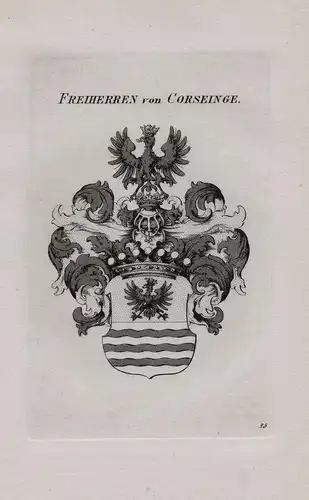 Freiherren von Corseinge - Wappen coat of arms Heraldik heraldry