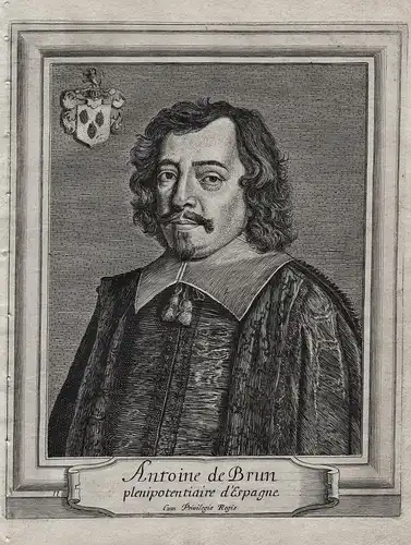 Antoine de Brun - Antoine Brun (1599-1654) Seigneur d'Aspremont dole Den Haag Portrait