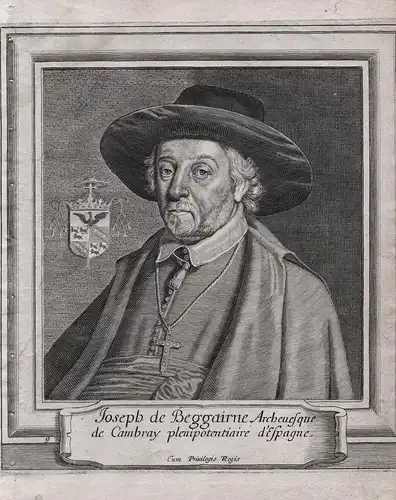 Joseph de Behhairne Archevesque de Cambray - Joseph Bergaigne (1588-1647) 's-Hertogenbosch Cambrai Portrait