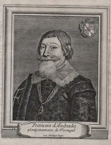 Francois d'Andrada - Francisco de Andrade Leitao (1585-1655) Condeixa Coimbra Portugal Portrait
