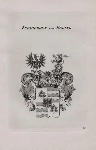 Freiherren von Reding - Wappen coat of arms Heraldik heraldry