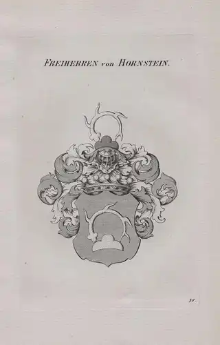 Freiherren von Hornstein - Wappen coat of arms Heraldik heraldry