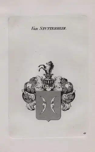 Von Stutterheim - Wappen coat of arms Heraldik heraldry