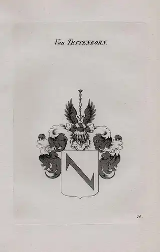 Von Tettenborn -  Wappen coat of arms Heraldik heraldry