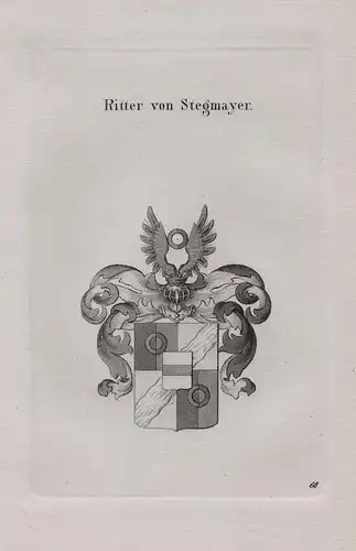 Ritter von Stegmayer - Wappen coat of arms Heraldik heraldry