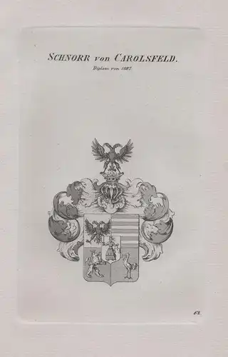 Schnorr von Carolsfeld - Wappen coat of arms Heraldik heraldry