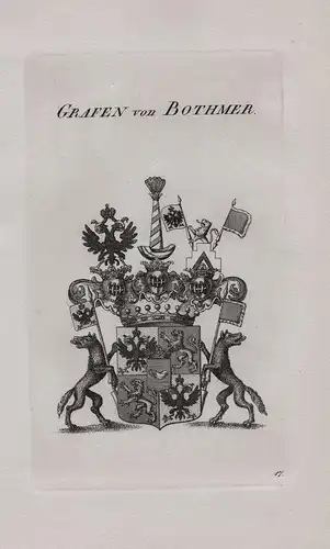 Grafen von Bothmer - Bothmer Bothmar Wappen coat of arms Heraldik heraldry