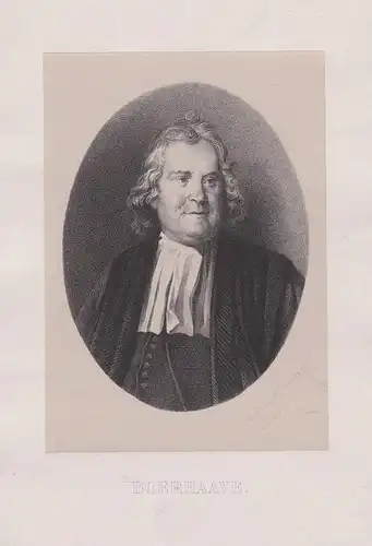 Boerhaave - Herman Boerhaave (1668-1738) Dutch botanist physician Botaniker Botanik botany Portrait