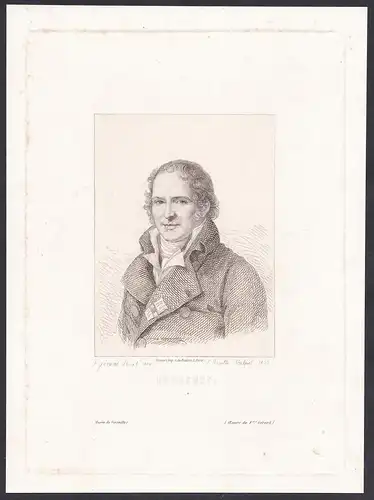 Fourcroy - Antoine Francois de Fourcroy (1755-1809) French physician chemist Chemiker Arzt Medizin medicine Ra
