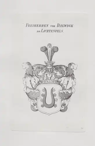 Freiherren von Dalwigk zu Lichtenfels - Dalwigk Dalwig Wappen coat of arms Heraldik heraldry