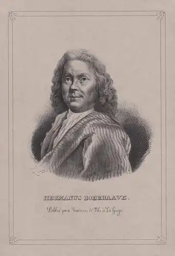 Hermanus Boerhaave - Herman Boerhaave (1668-1738) Dutch botanist physician Botaniker Botanik botany Portrait