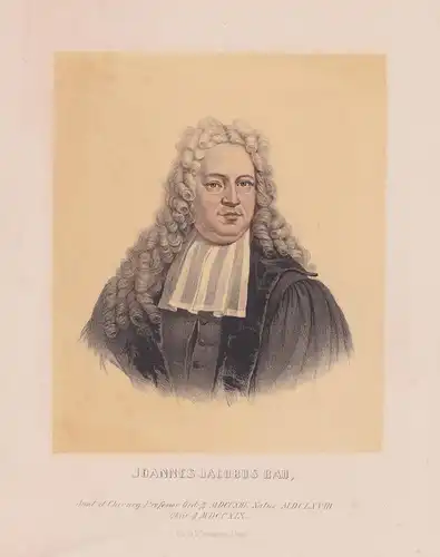 Joannes Jacobus Rau - Johannes Jacobus Rau (1668-1719) Mediziner Arzt physician doctor Leiden Amsterdam Portra