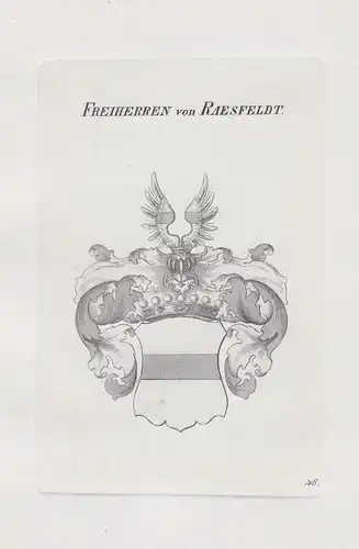 Freiherren von Raesfeldt - Raesfeld Raesfeldt Wappen coat of arms Heraldik heraldry