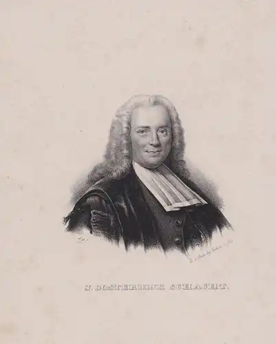 J. Oosterdijk Schacht - Johannes Oosterdijk Schacht (1704-1792) Dutch physician doctor Mediziner Leiden medici
