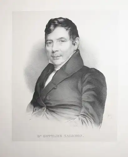 Dr. Gottlieb Salomon - Gottlieb Salomon (1774-1865) Dutch physician Arzt doctor Medizin medicine Portrait
