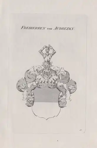 Freiherren von Audrezky - Wappen coat of arms Heraldik heraldry