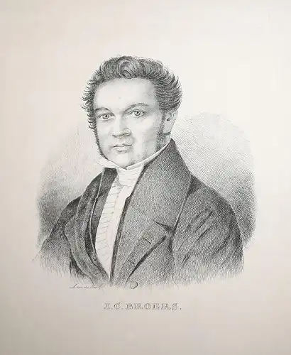 I. C. Broers - Jacobus Cornelis Broers (1795-1847) Dutch physician Mediziner Medizin medicine Utrecht Leiden P