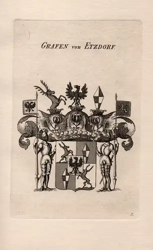 Grafen von Etzdorf - Etzdorff Etzdorf Ezdorff Wappen coat of arms Heraldik heraldry