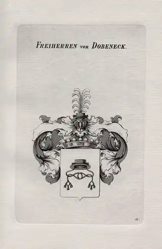 Freiherren von Dobeneck - Dobeneck Daubeneck Wappen coat of arms Heraldik heraldry