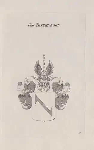 Von Tettenborn -  Wappen coat of arms Heraldik heraldry