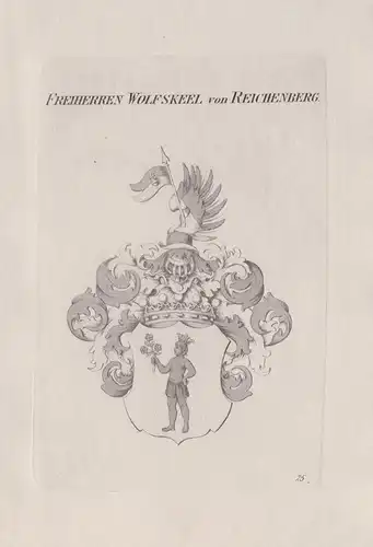 Freiherren Wolfskeel von Reichenberg - Wolffskeel von Reichenberg Wappen coat of arms Heraldik heraldry