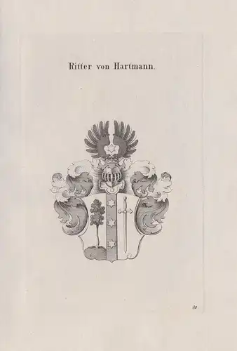 Ritter von Hartmann - Wappen coat of arms Heraldik heraldry