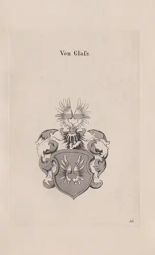 von Glafs - Wappen coat of arms Heraldik heraldry