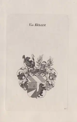 Von Keller - Wappen coat of arms Heraldik heraldry