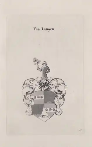 Von Langen - Wappen coat of arms Heraldik heraldry
