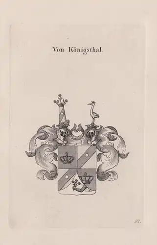von Königsthal - Wappen coat of arms Heraldik heraldry