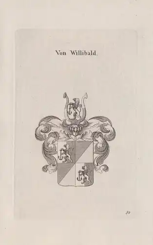 Von Willibald -  Wappen coat of arms Heraldik heraldry