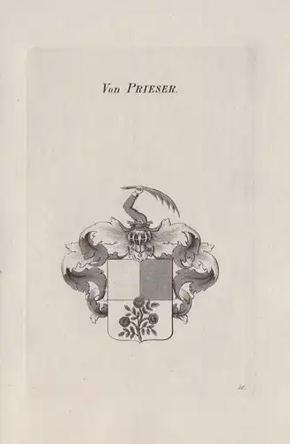 von Prieser -  Wappen coat of arms Heraldik heraldry