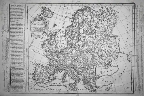 Carte Nouvelle D'Europe. - Europa Europe Continent Kontinent Karte map