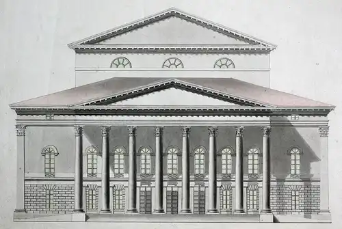 Facade design for the National Theatre in Munich.